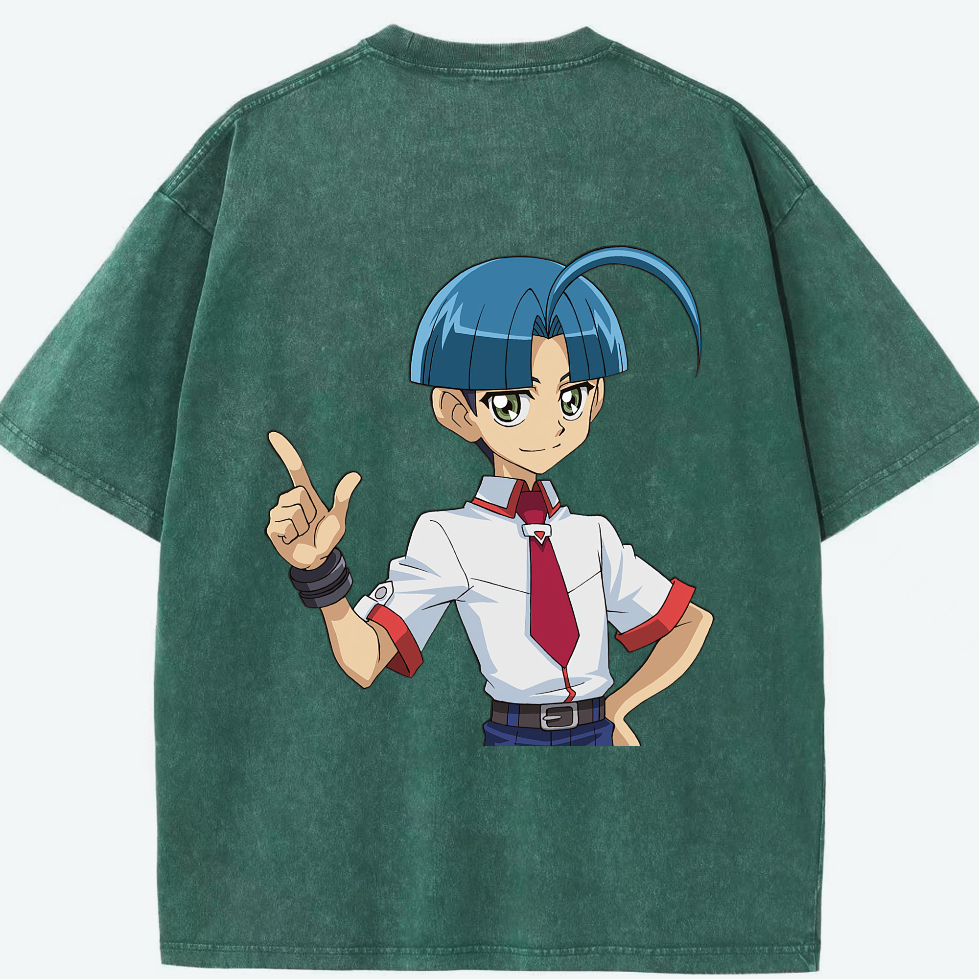 （画像用） 遊☆戯☆王 Yu-Gi-Oh! 綿100% ヴィンテージ風 半袖Tシャツ（背面プリント）